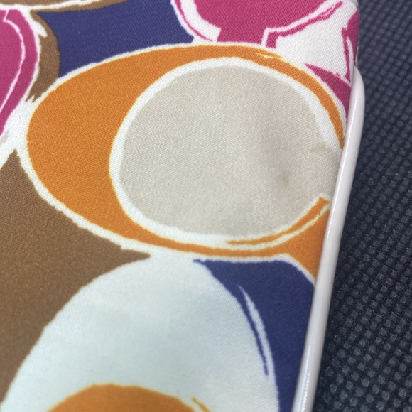 🩷COACH🩷Multicolor Park Hand Drawn Scarf Print Small Wristlet with Dust Bag/NWT - Picture 7 of 7